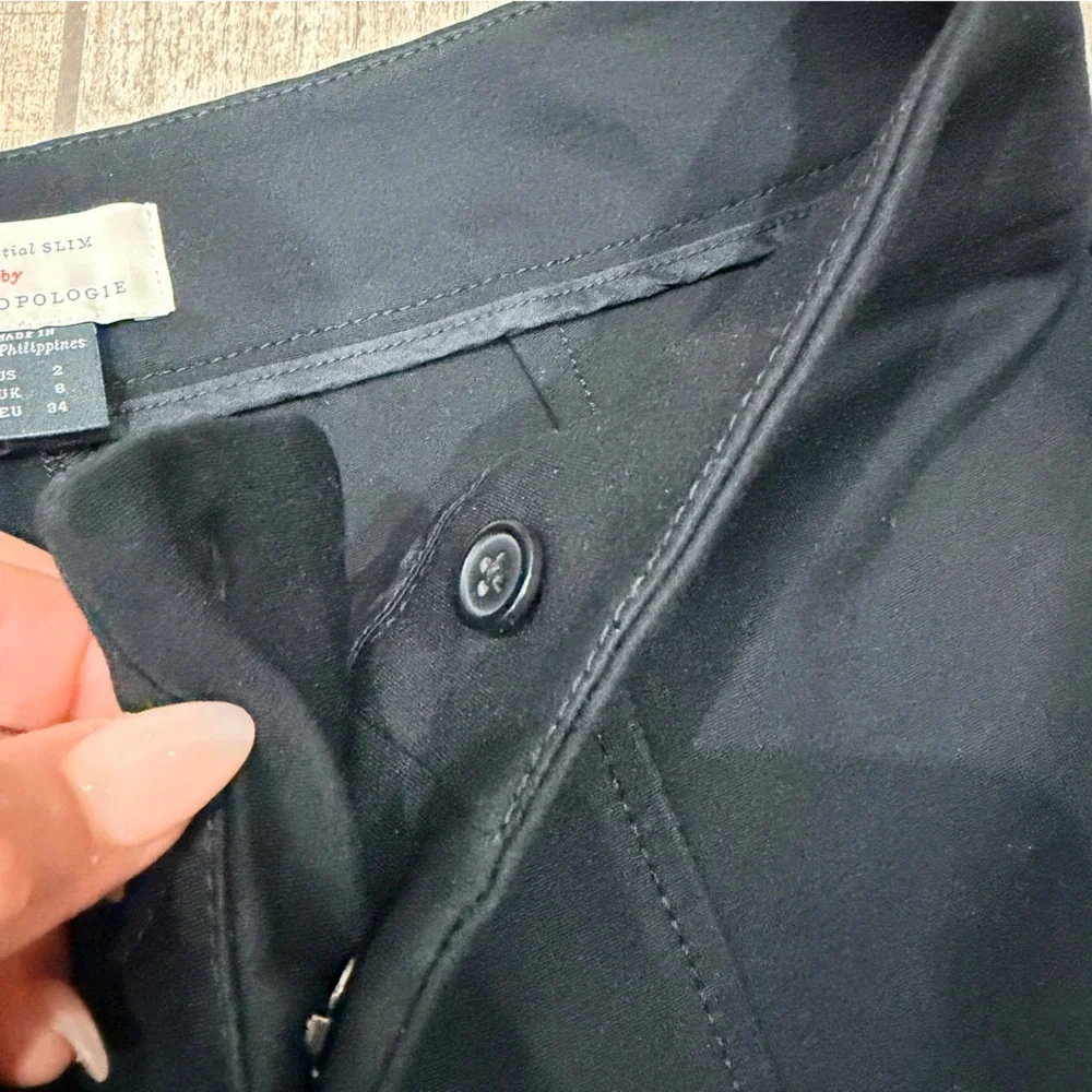 Anthropologie | Black Skinny Dress Pants